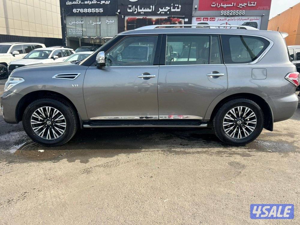نيسان باترول بلاتنيوم.V8 موديل 2014 ماشى 332.000 k.m وارد البابطين .2