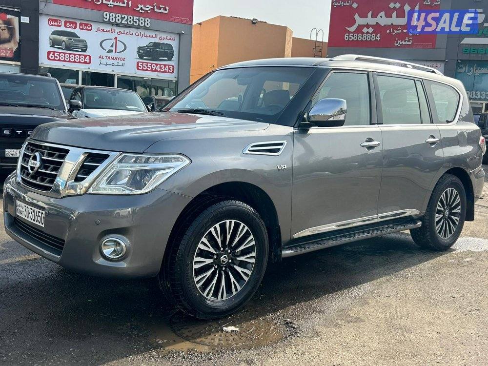 نيسان باترول بلاتنيوم.V8 موديل 2014 ماشى 332.000 k.m وارد البابطين .8