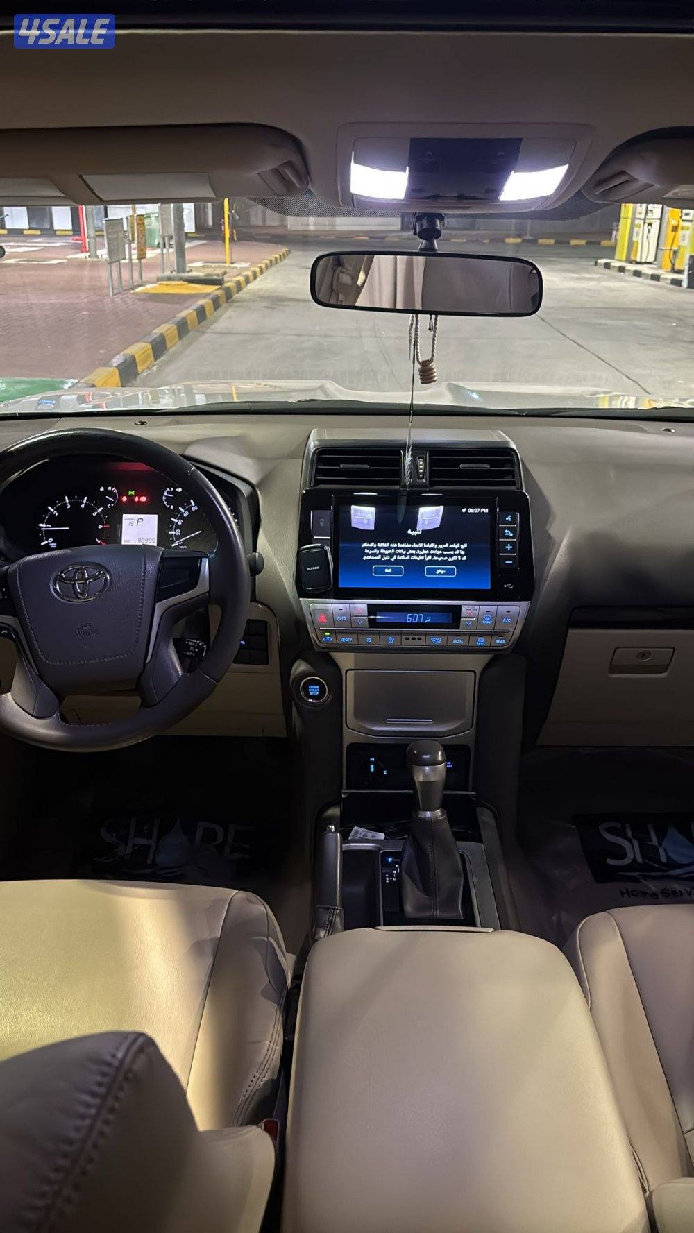 برادو TX.L ٢٠٢٢ الساير عداد ٩٨ ألف شرط الفحص صبغ وكاله كامل مواصفات4