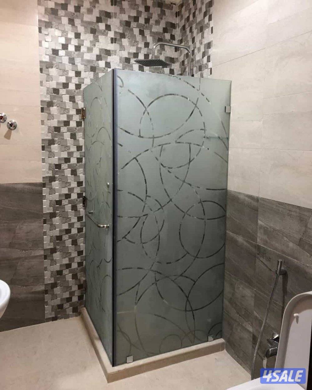فني زجاج شاورت مرايا دربزين درج بلكونة جميع انواع الزجاج8