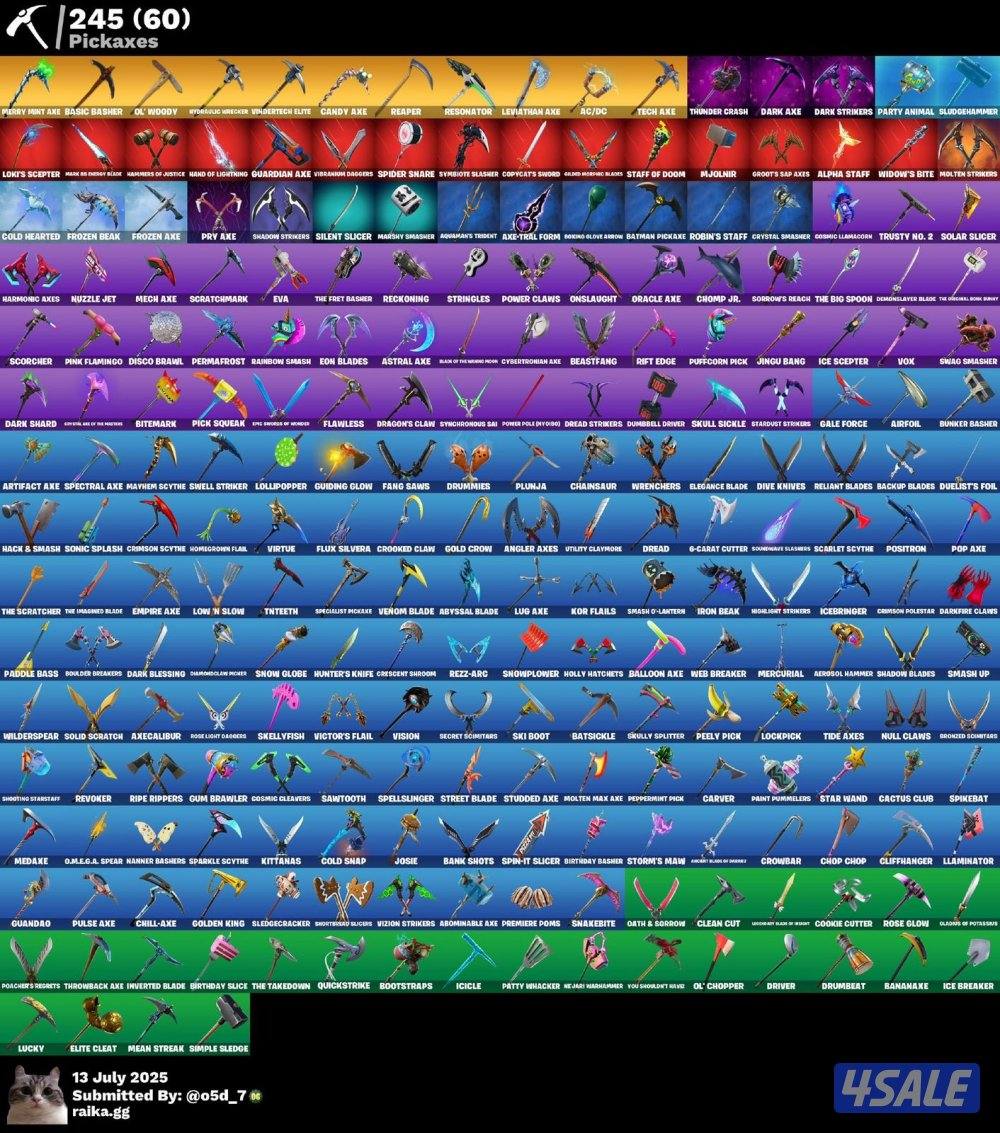 Fortnite account for sale, very rare/جدا نادر Fortnite حساب1