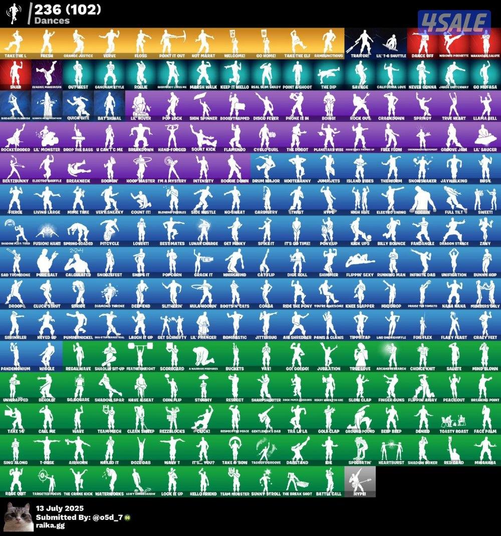 Fortnite account for sale, very rare/جدا نادر Fortnite حساب3