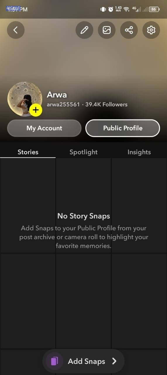 حسابات سناب شات7
