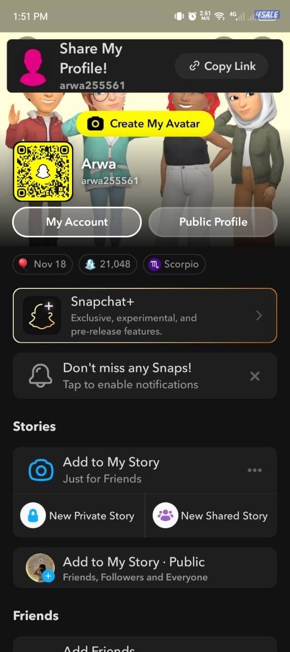 حسابات سناب شات6