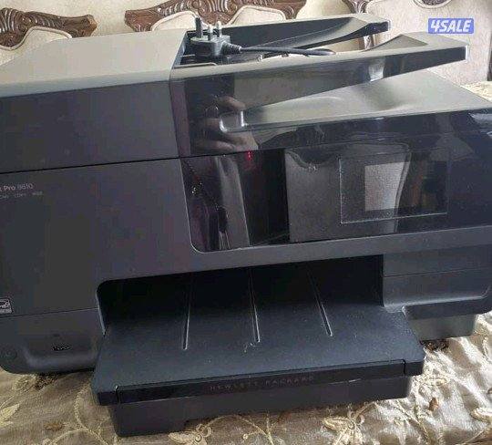 طابعه Hp بحاله ممتازة
اسمها - HP Officejet Pro 8610 PRINT FAX SCAN1