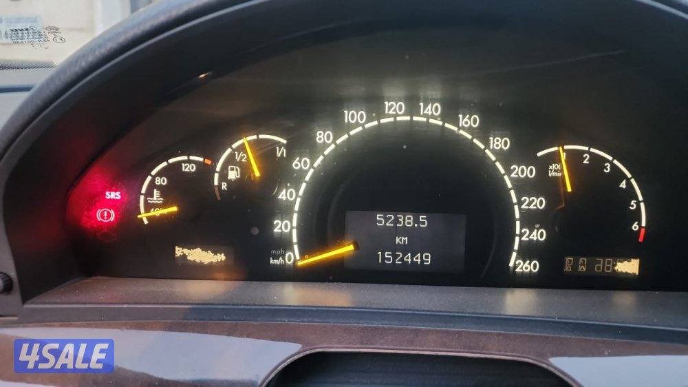 للبيع مرسيدس S 320 موديل 2000 ماشي 1533