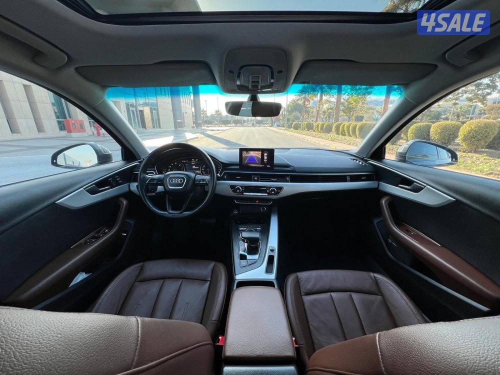 للبيع اودي A4 موديل 2018 ( شـرط الـفـحـص ) عداد 137 فـقـط10