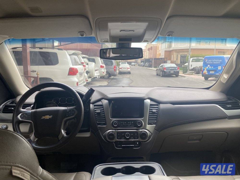 للبيع تاهو ٢٠١٥ Ls ذهبي شرط الفحص بكامل ماعدا قطعه وحده بمدقر امامي يم4