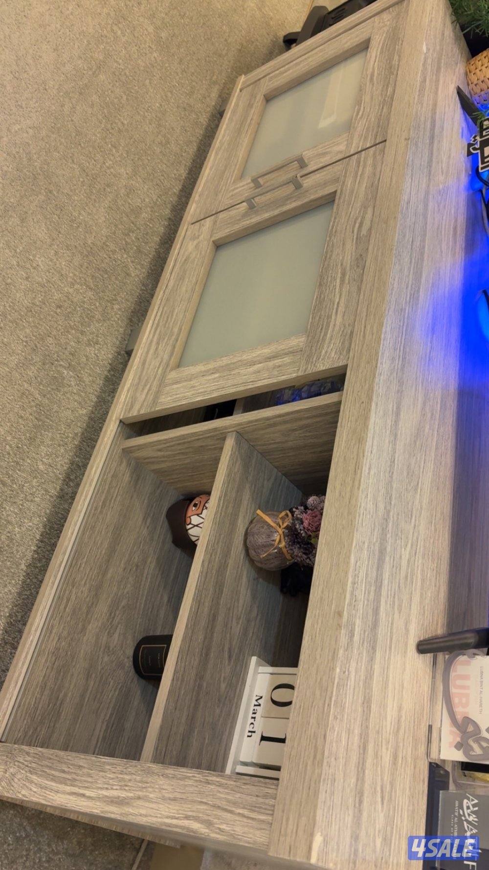 طاولات خشب رخام وطاولة تلفزيون5