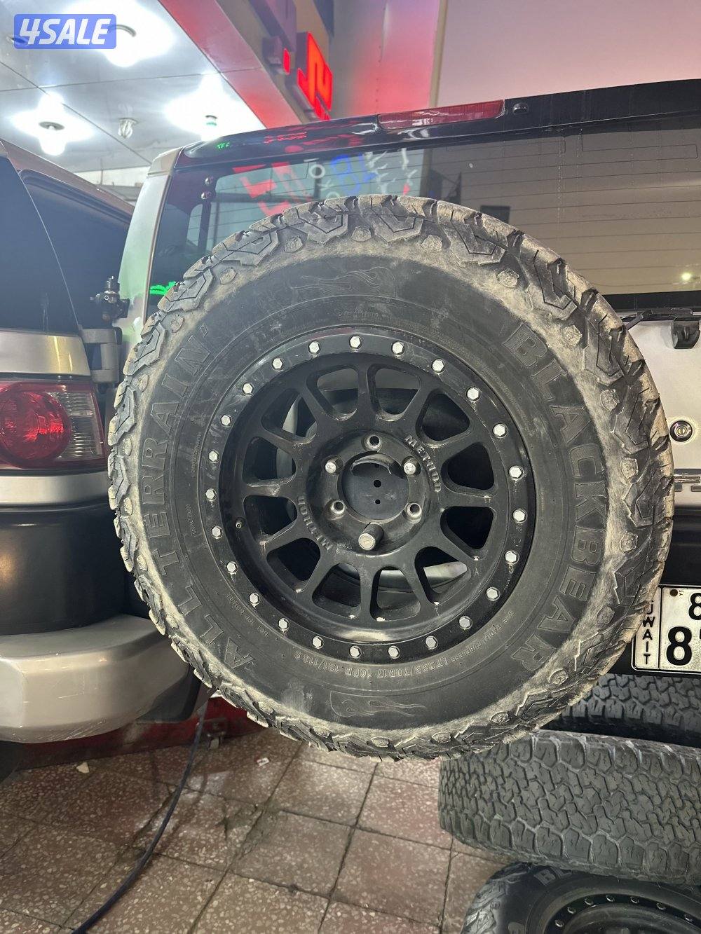 خمس رنقات ميثود ست براقي مع ٤ توياير بلاك بير حجري1