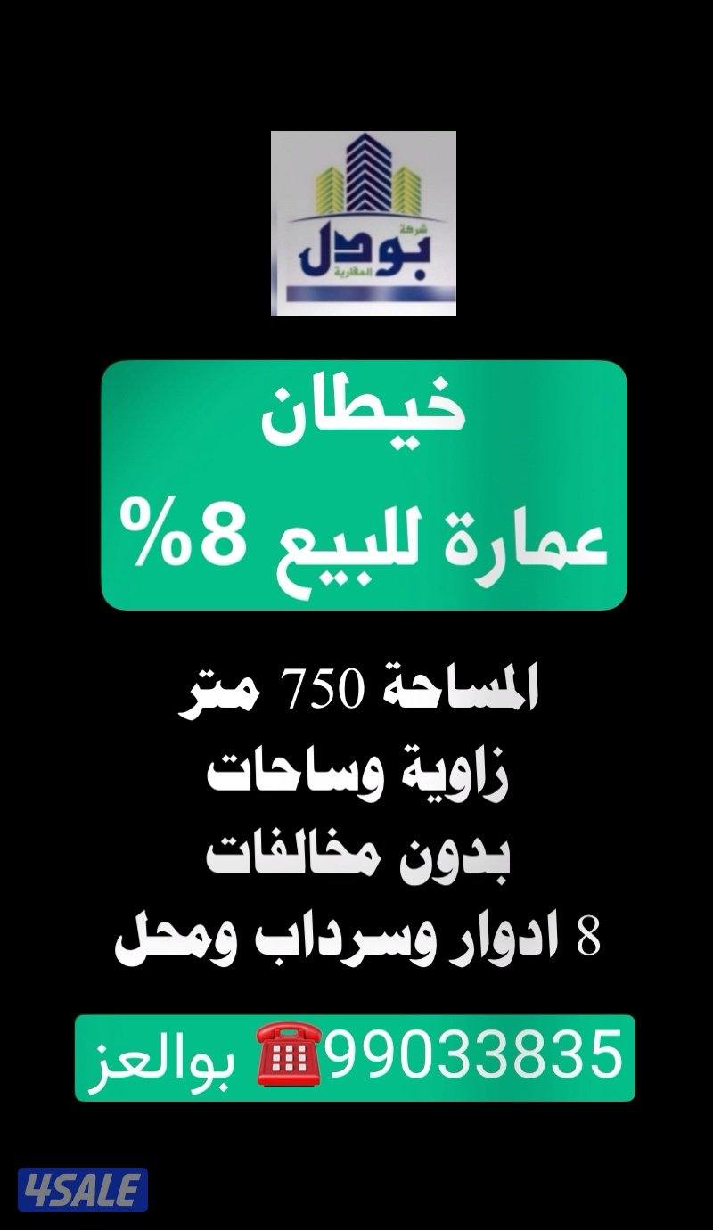 صباح السالم للبيع ارض استثمارية♦️خيطان عمارة للبيع1