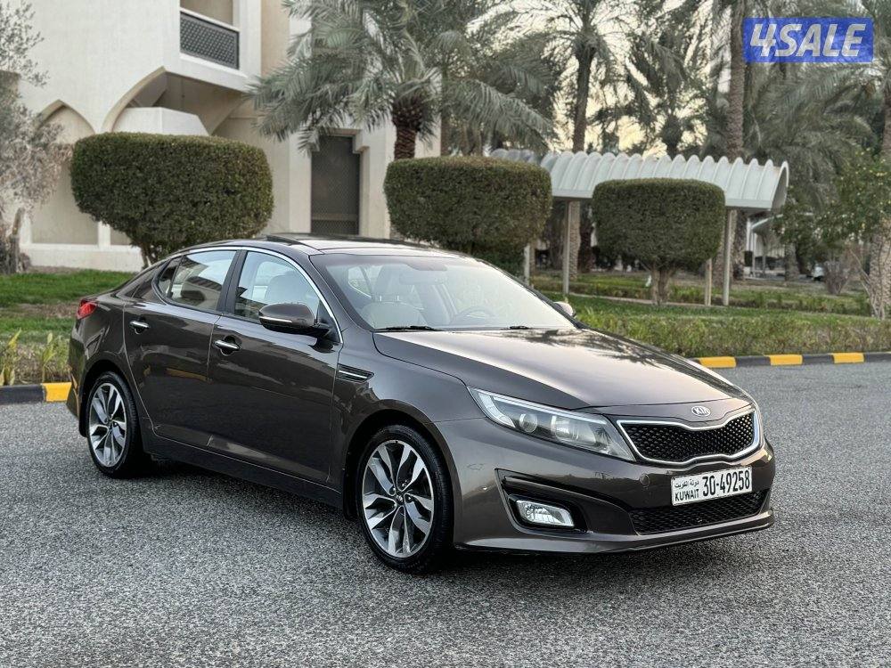 كيا اوبتيما موديل 2015 بحاله ممتازه جدا شرط الفحص1