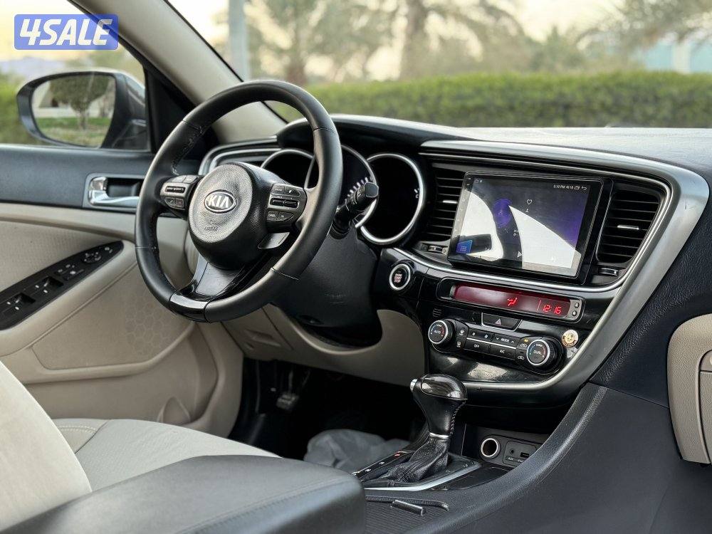 كيا اوبتيما موديل 2015 بحاله ممتازه جدا شرط الفحص12