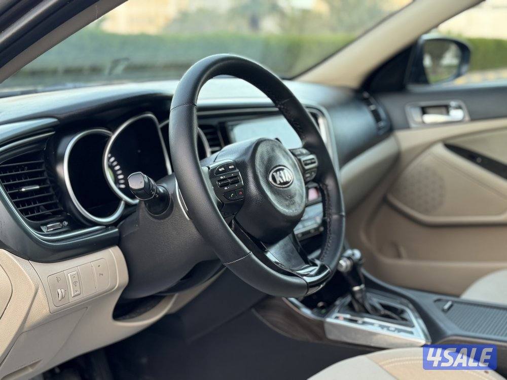 كيا اوبتيما موديل 2015 بحاله ممتازه جدا شرط الفحص13