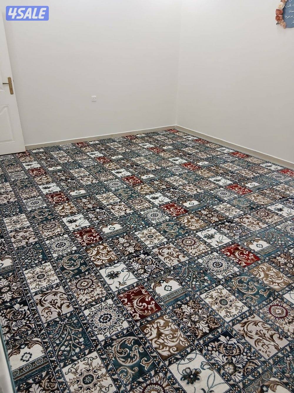 يوجد لدينا جميع انواع السجاد الساده والمشجر باركيه بلاستك قطع جاهزا11