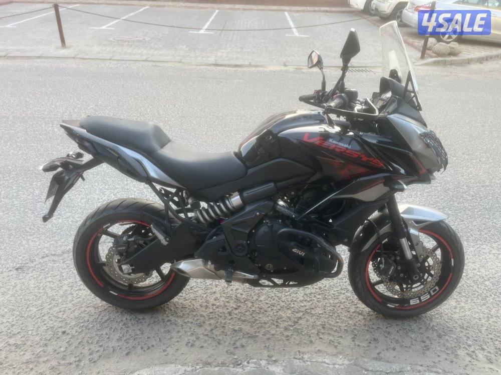 للبيع سيكل كوازاكي فيرسز 650 cc ماشي 9850 السيكل بحالة الوكالة0