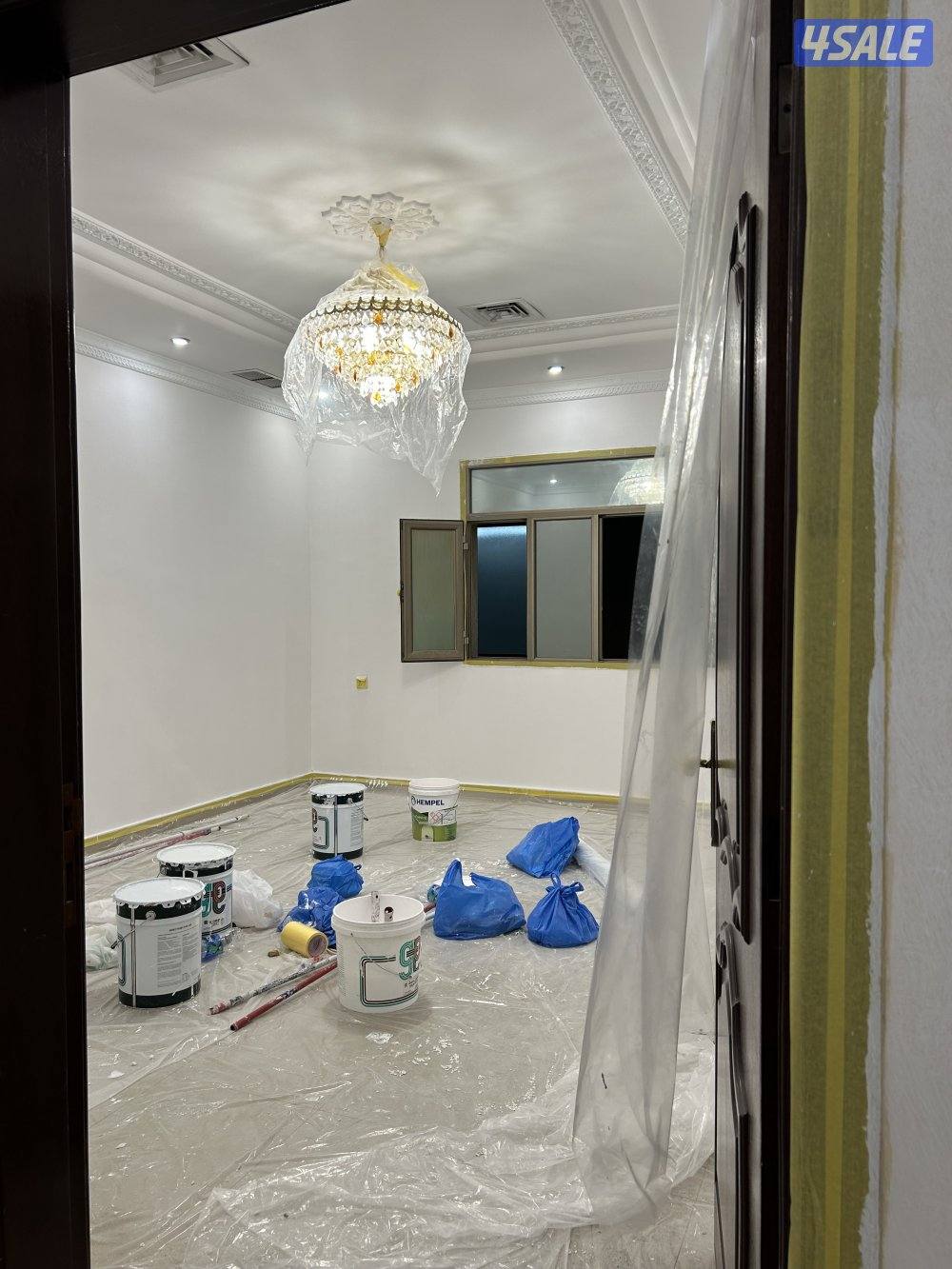 شقة للايجار ثلاث غرف (وحده منهم ماستر )+صاله +مطبخ+حمامين) مصفطين3