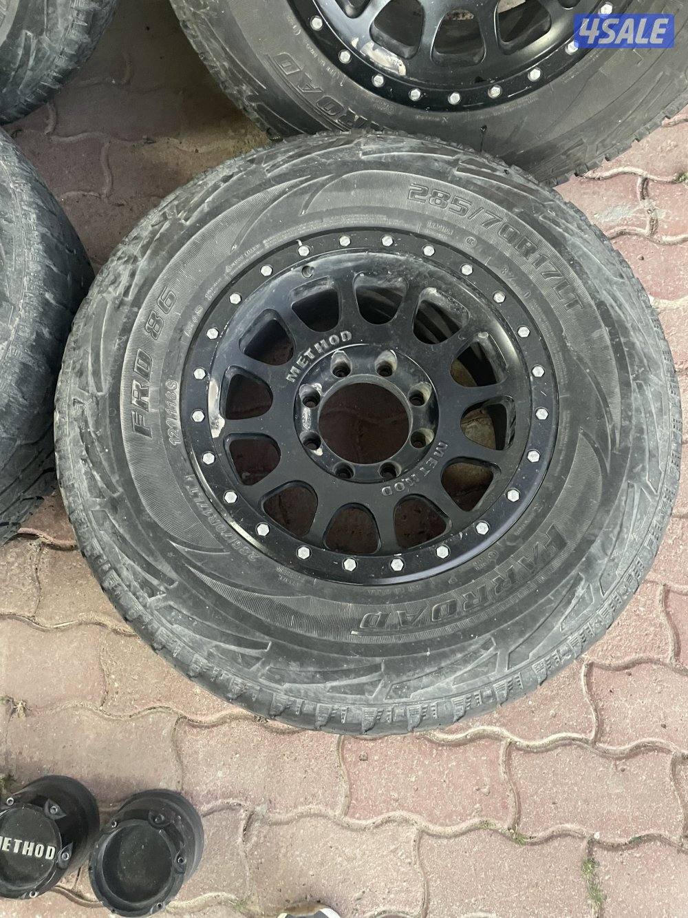 للبيع رنقات ميثود 8 براغي مع تواير ربع حجري3