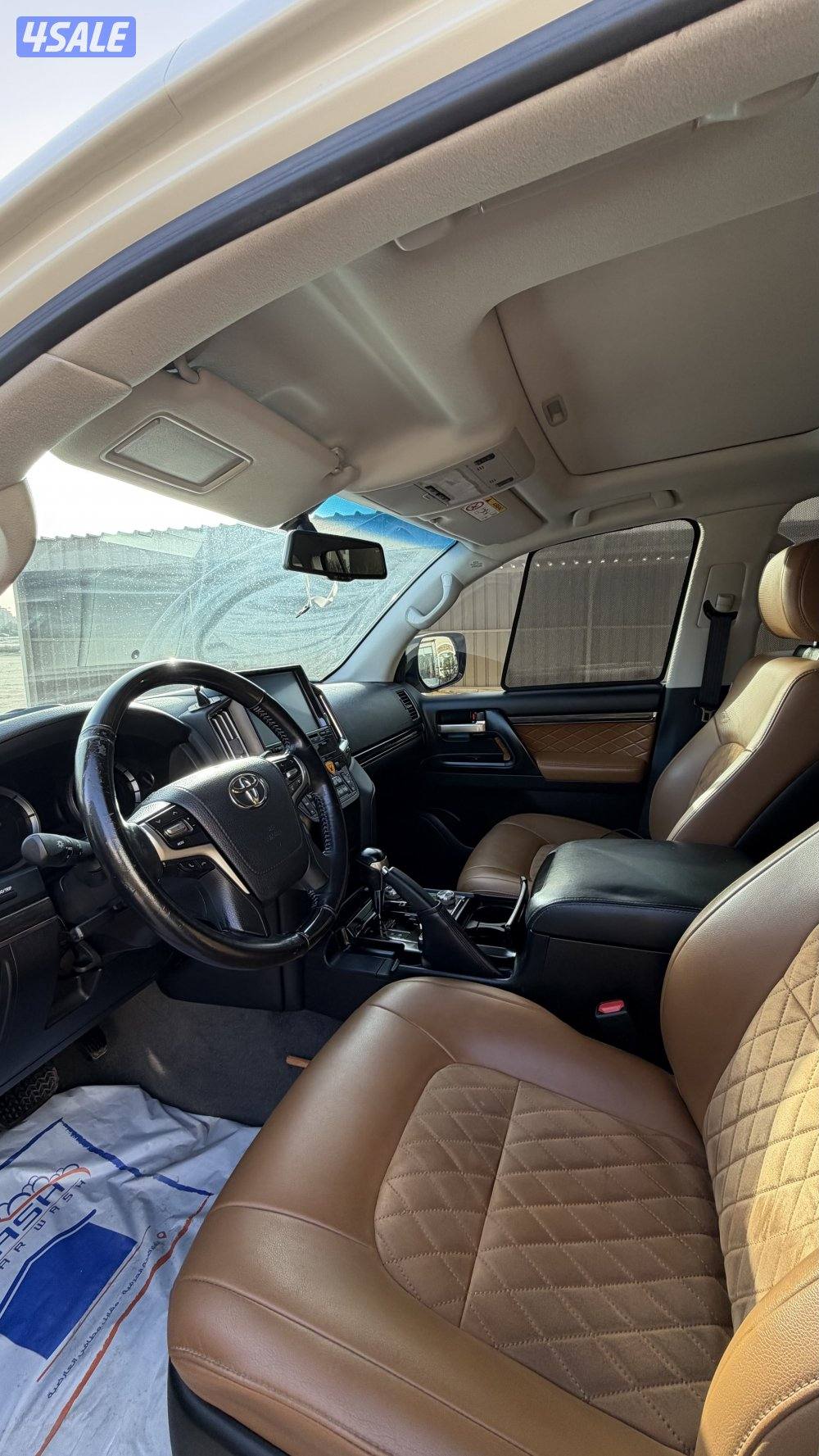 لاند كروز تو رنق سقنجر 2021  ٨سلندر فل اللون ابيض صدفي ( مالك أول)2