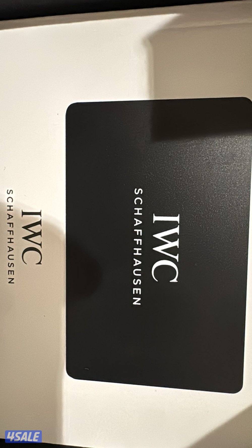 ساعه IWC وكالة الكويت بهبهاني نظيفه جدا اصدار خاص نادر7