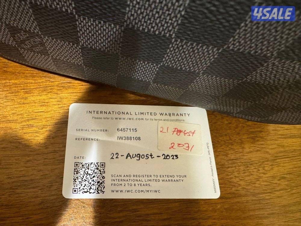 ساعه IWC وكالة الكويت بهبهاني نظيفه جدا اصدار خاص نادر8