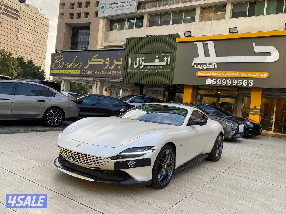 فيراري روما موديل 2022 عداد 22 الف كيلو فقط تحت الكفاله وارد الزياني0