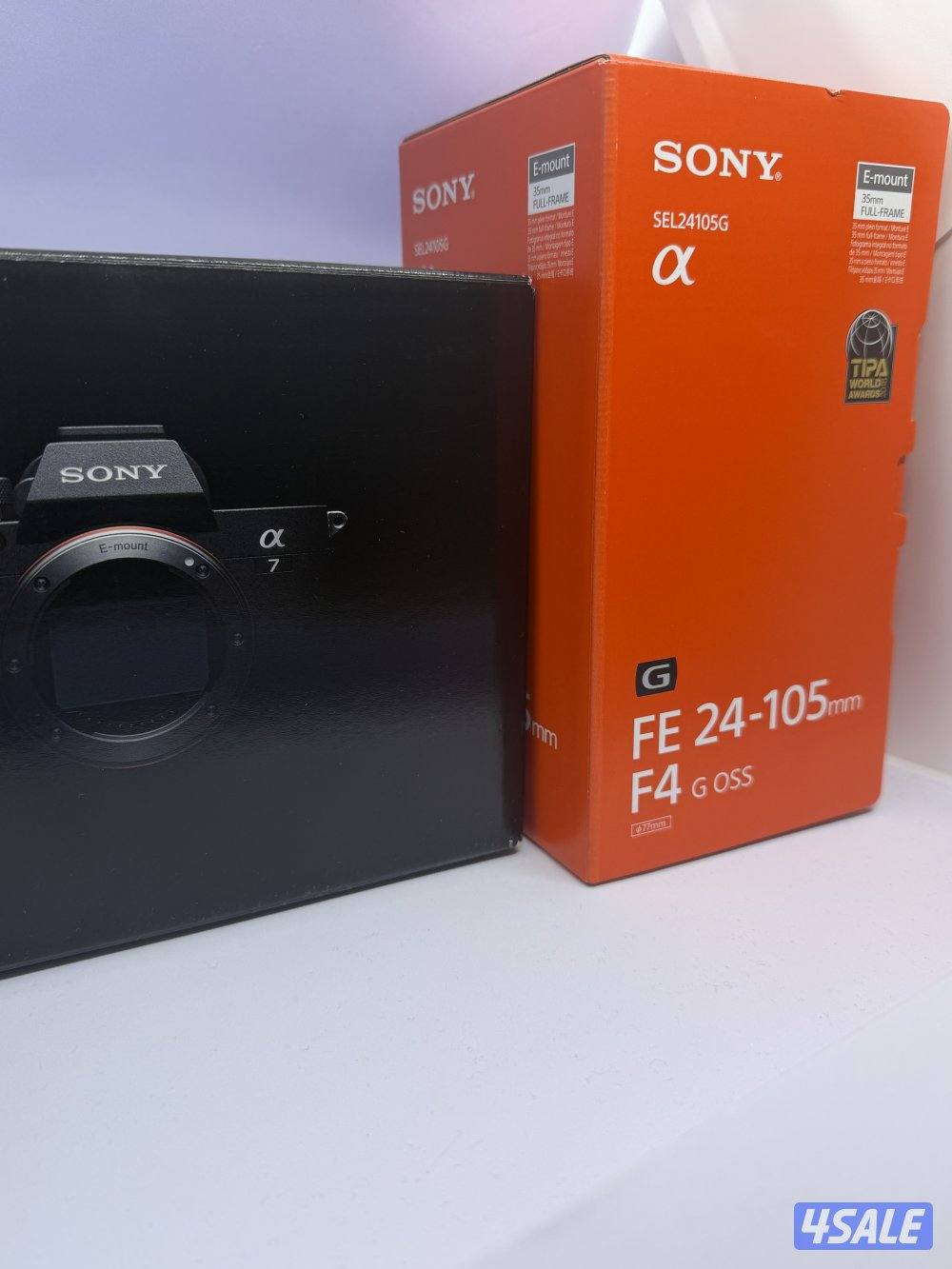 Sony alpha A7IV + Sony 24-105MM F/4 lens all used only one time + SD1