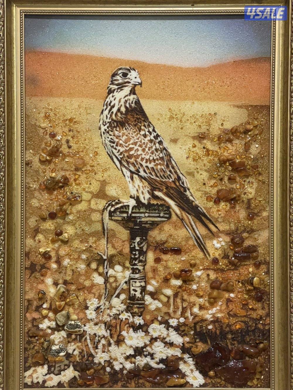 لوحة ب احجار الكهرب بالكامل1