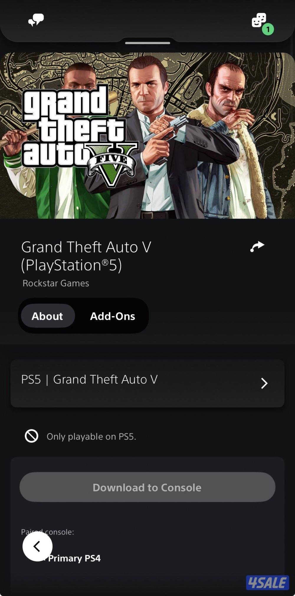 حساب بلايستيشن ٥ للبيع Account for PlayStation 5 for sale2