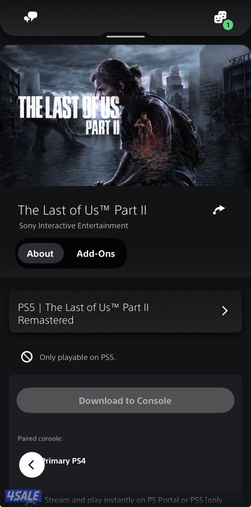 حساب بلايستيشن ٥ للبيع Account for PlayStation 5 for sale4