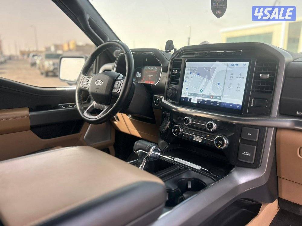 فورد LARIAT. F150  موديل 2021 ماشى 114.000 k.m  وارد الغانم .صبغ وكالة7
