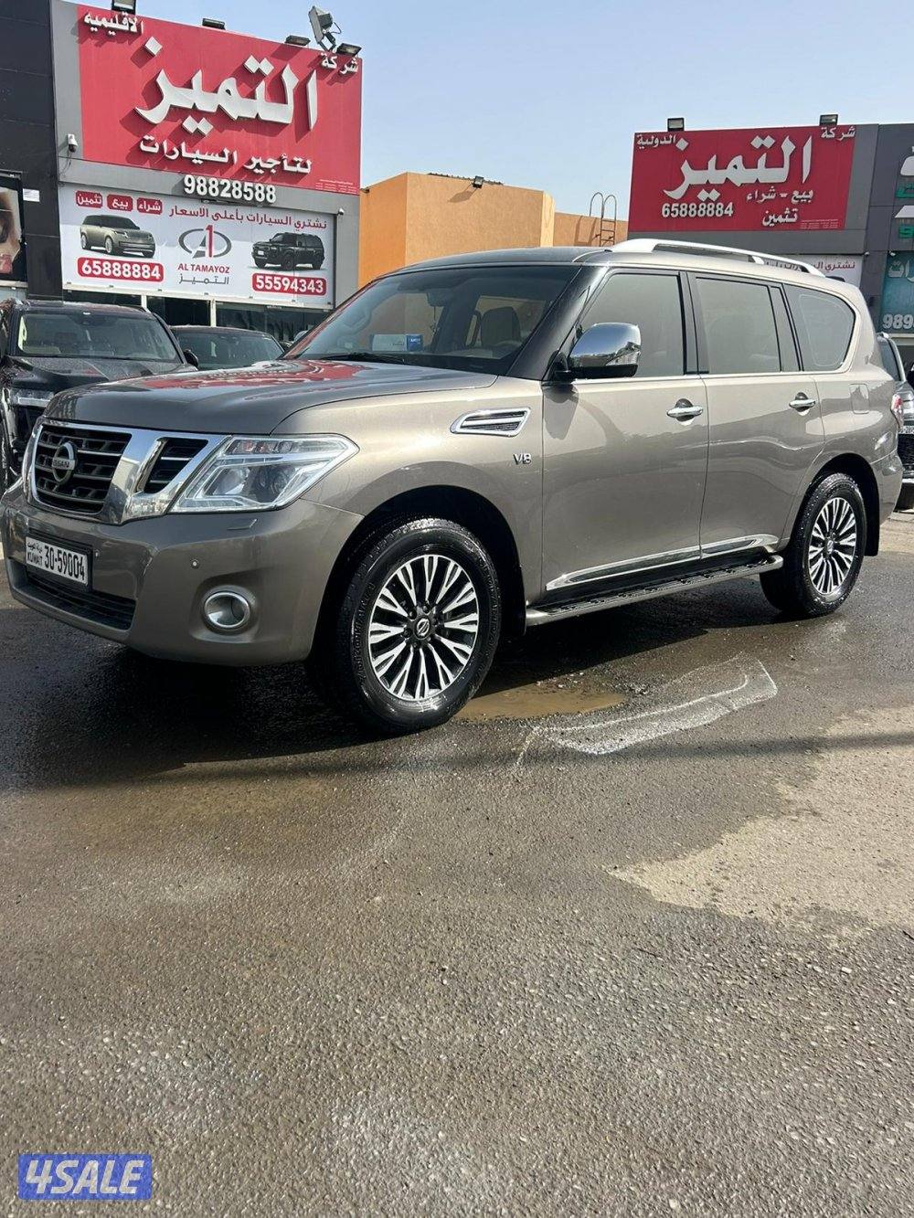 نيسان باترول بلاتنيوم .V8 موديل 2015 ماشى 236.000 k.m  وارد البابطين .0