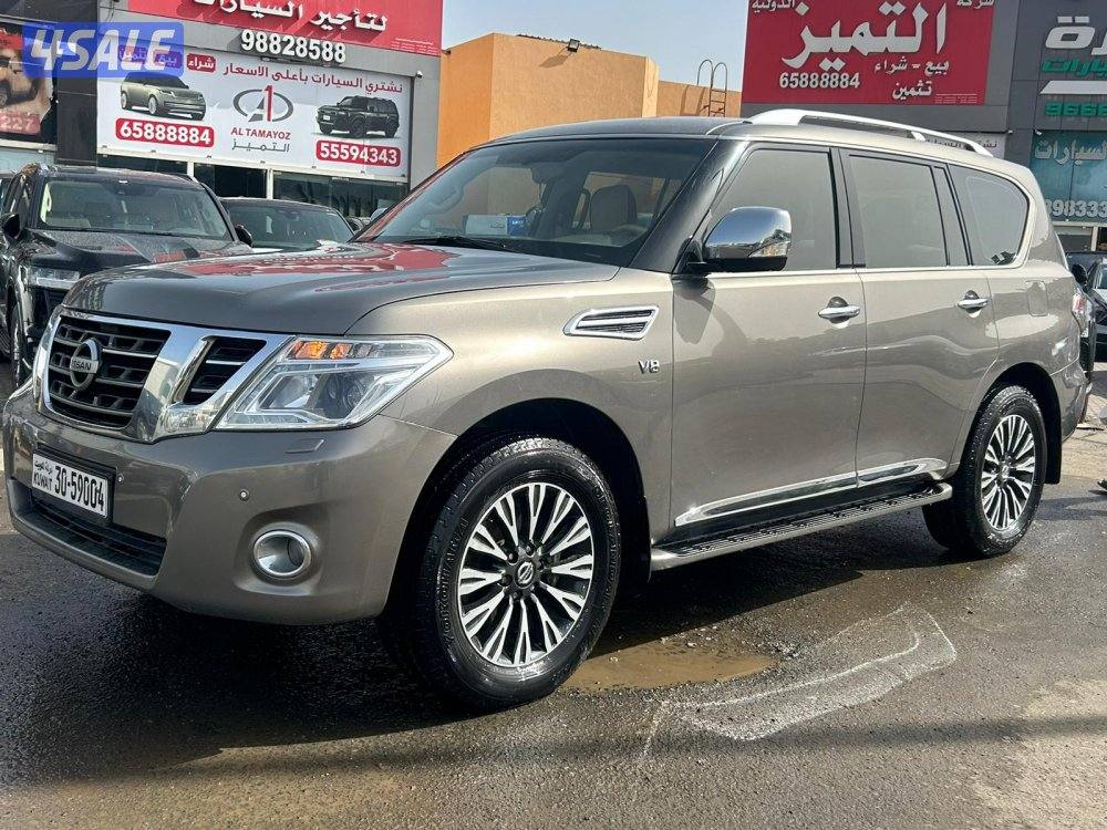 نيسان باترول بلاتنيوم .V8 موديل 2015 ماشى 236.000 k.m  وارد البابطين .8