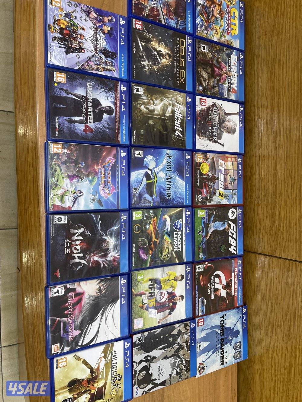 سيديهات ألعاب ps4 جدد0