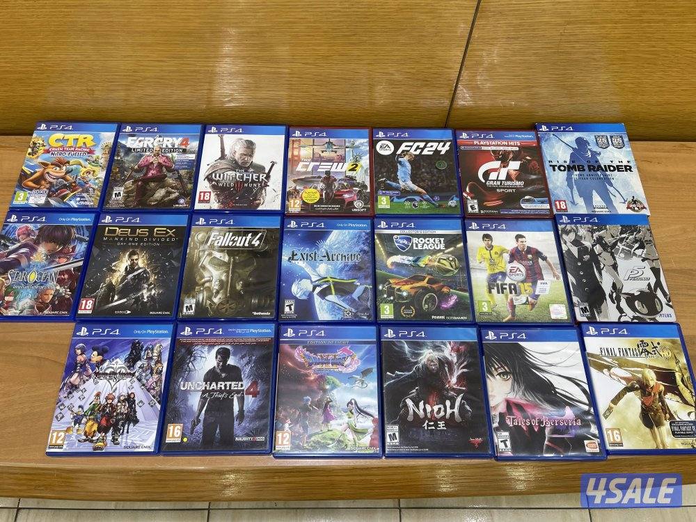 سيديهات ألعاب ps4 جدد2