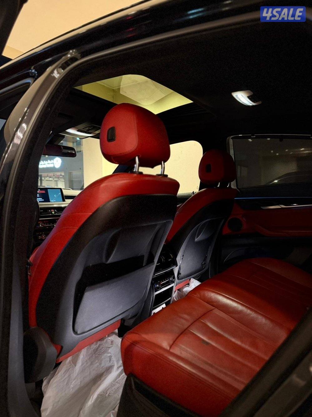 للبيع BMW X6 2016 صبغ الوكاله وبجياس الوكاله داخليه حمرا اعلي فئه1