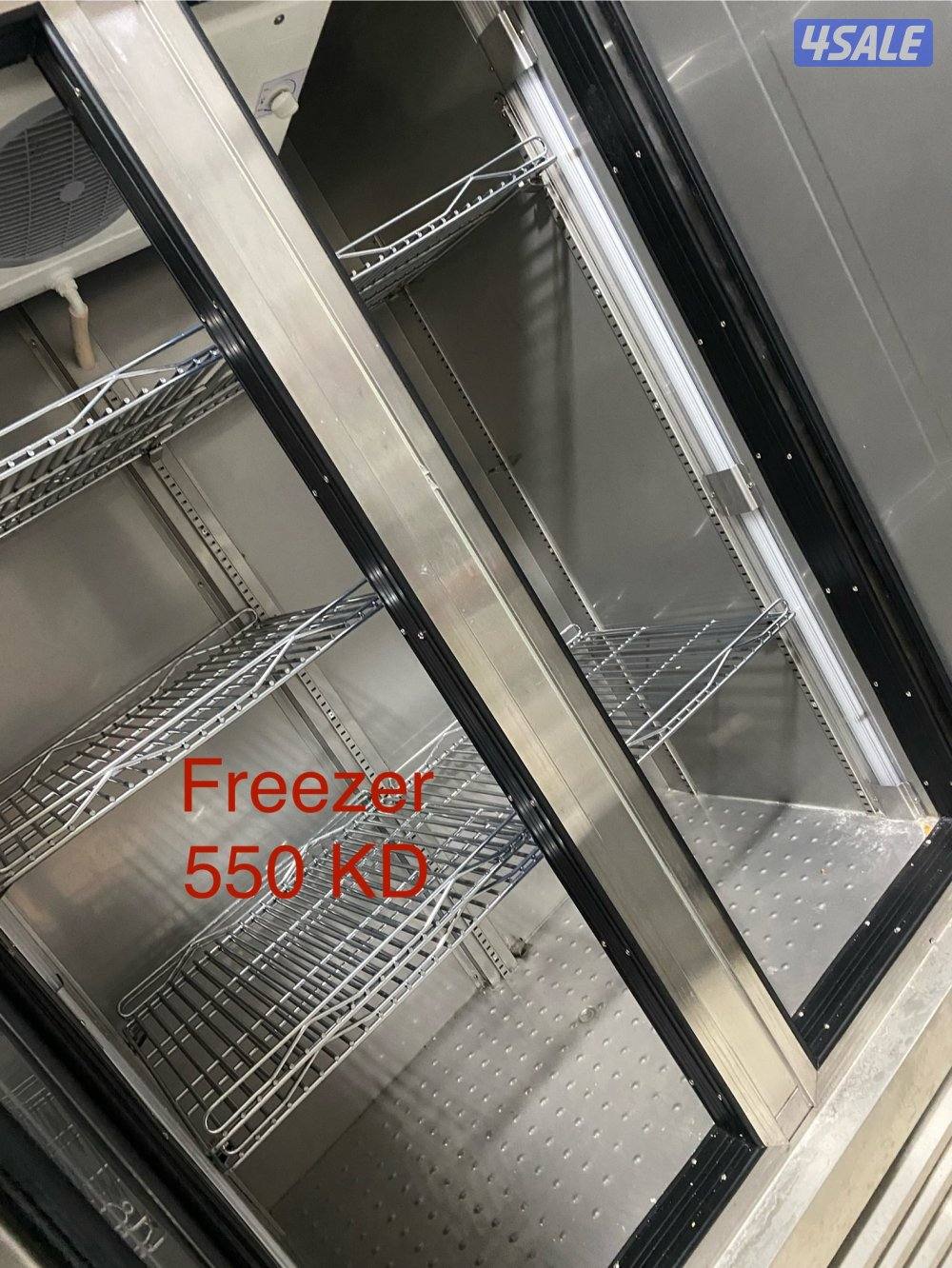 فريزر الحساوي بابين ستيل + ثلاجة الحساوي بابين ستيل وجام +فريزر عامودي0