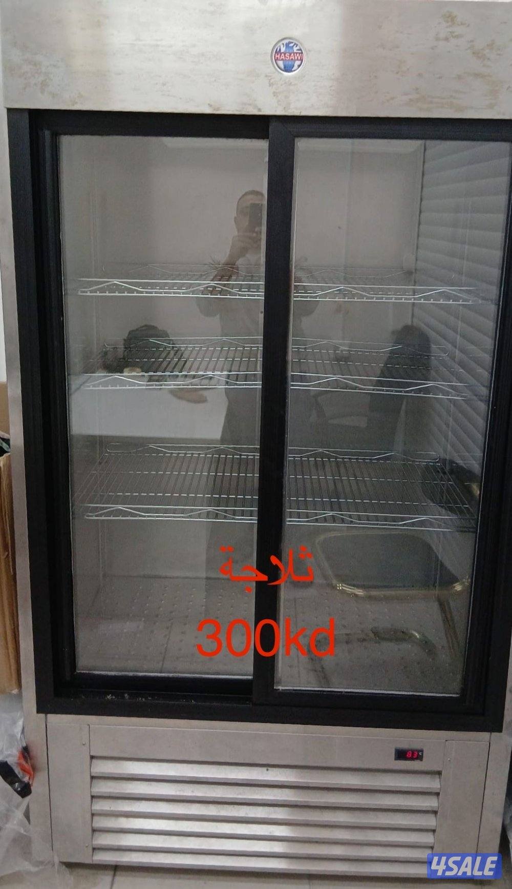 فريزر الحساوي بابين ستيل + ثلاجة الحساوي بابين ستيل وجام +فريزر عامودي2