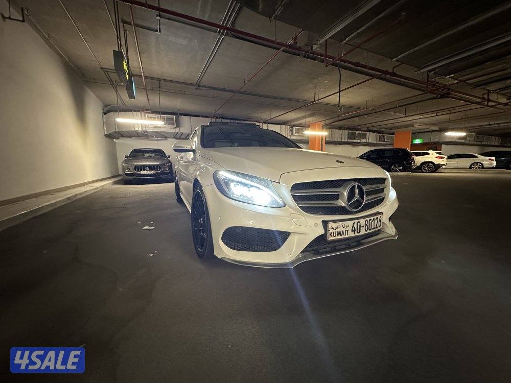 مرسيدس c250 صدفي من داخل احمر اعلى المواصفات15