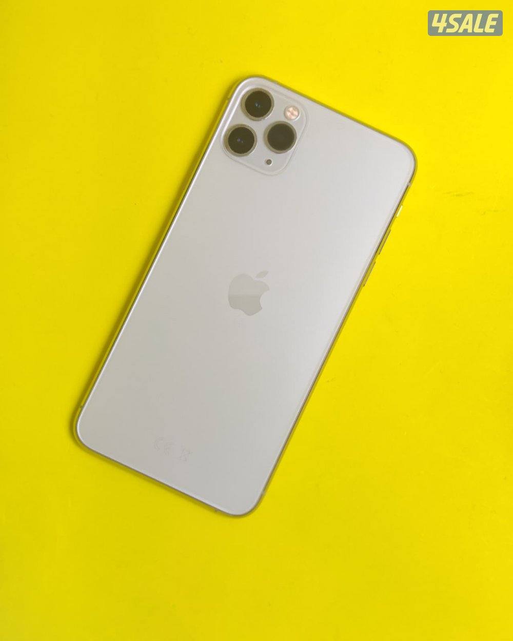 iPhone 11 Pro Max 256GB Silver – 90%  ايفون 11 برو ماكس بطارية0