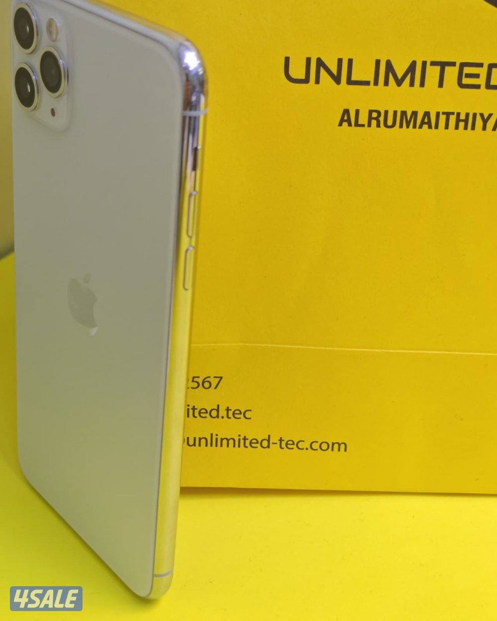 iPhone 11 Pro Max 256GB Silver – 90%  ايفون 11 برو ماكس بطارية2