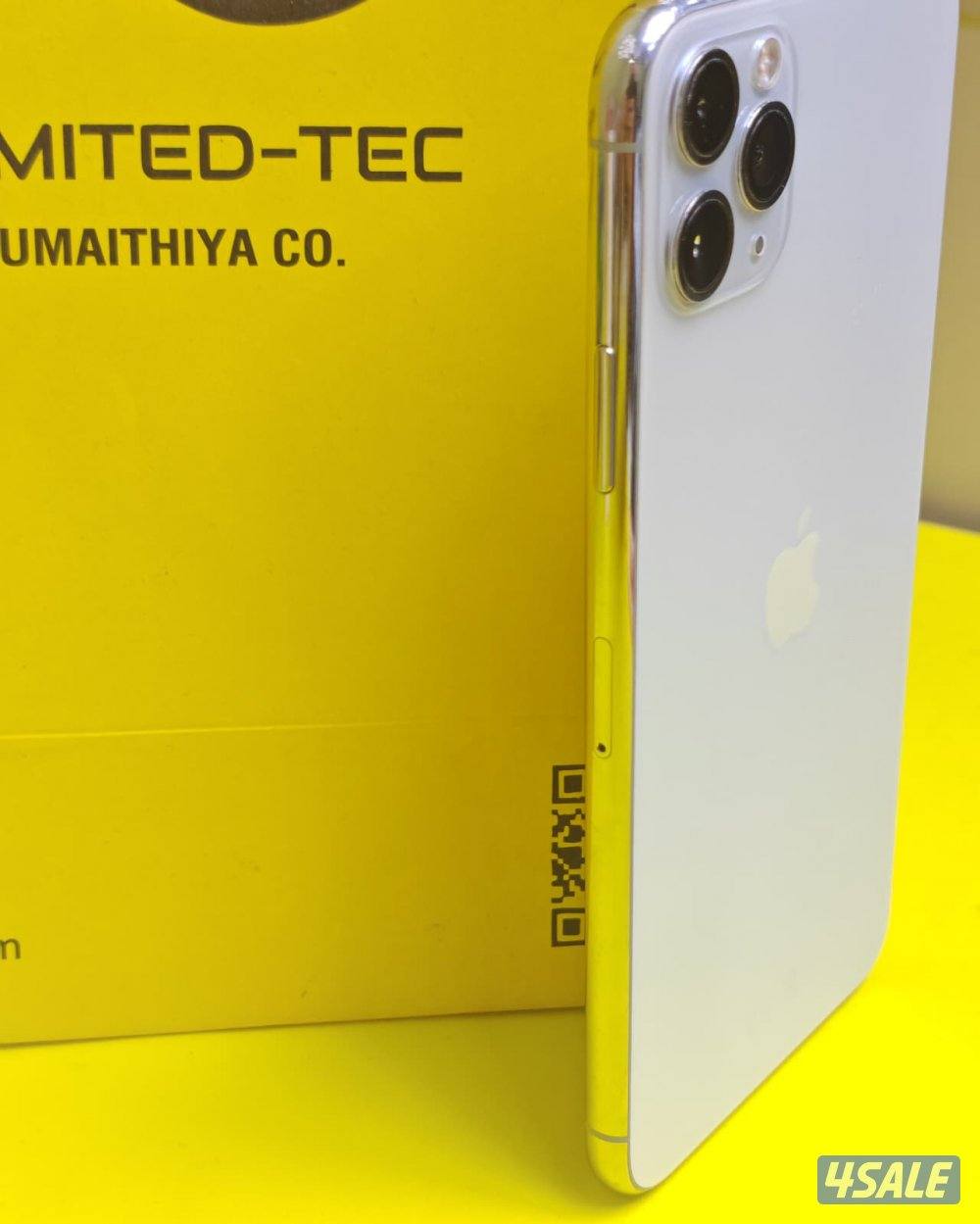 iPhone 11 Pro Max 256GB Silver – 90%  ايفون 11 برو ماكس بطارية3