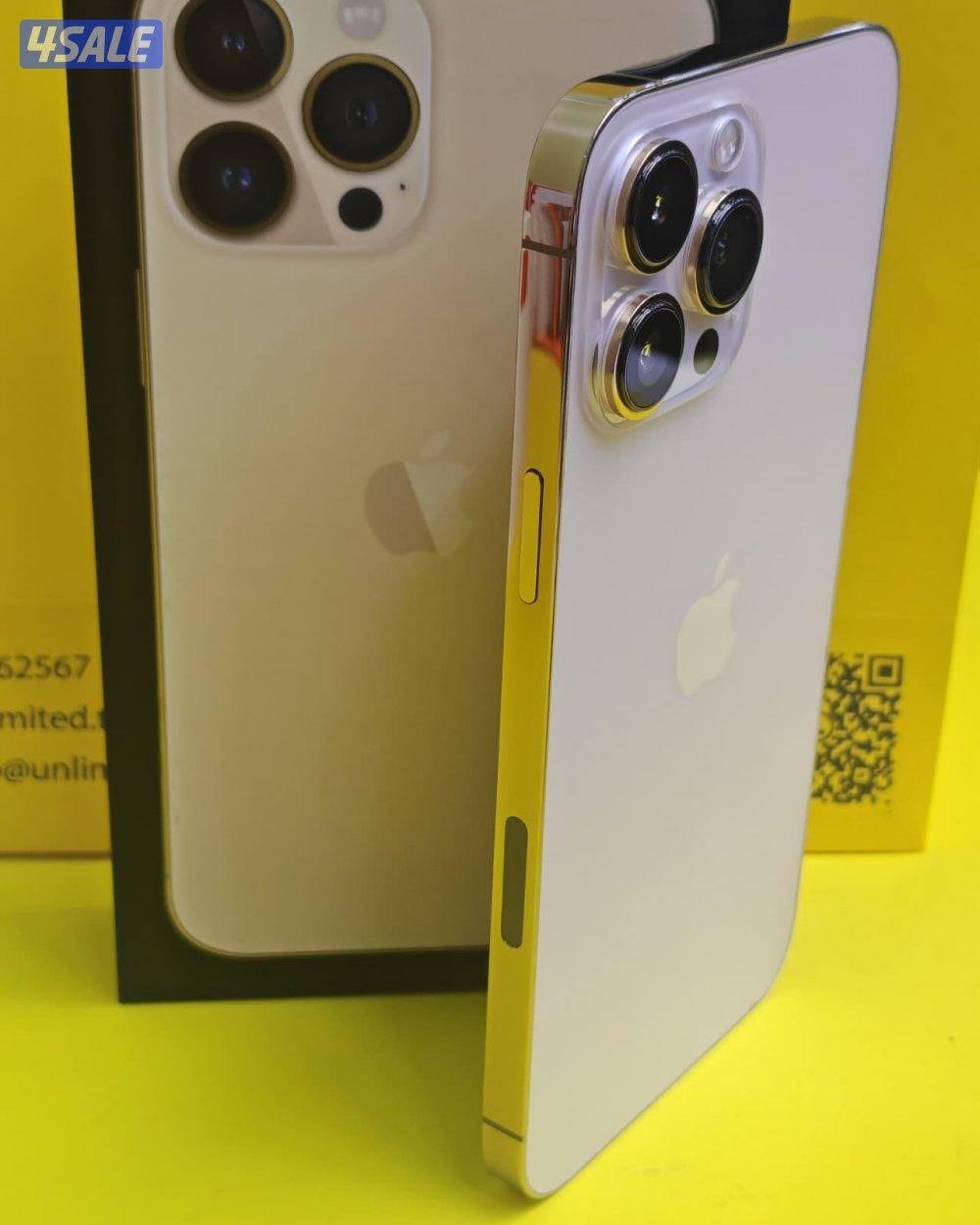 iPhone 13 Pro Max 128GB Gold – Battery 84% ايفون 13 برو ماكس ذهبي3