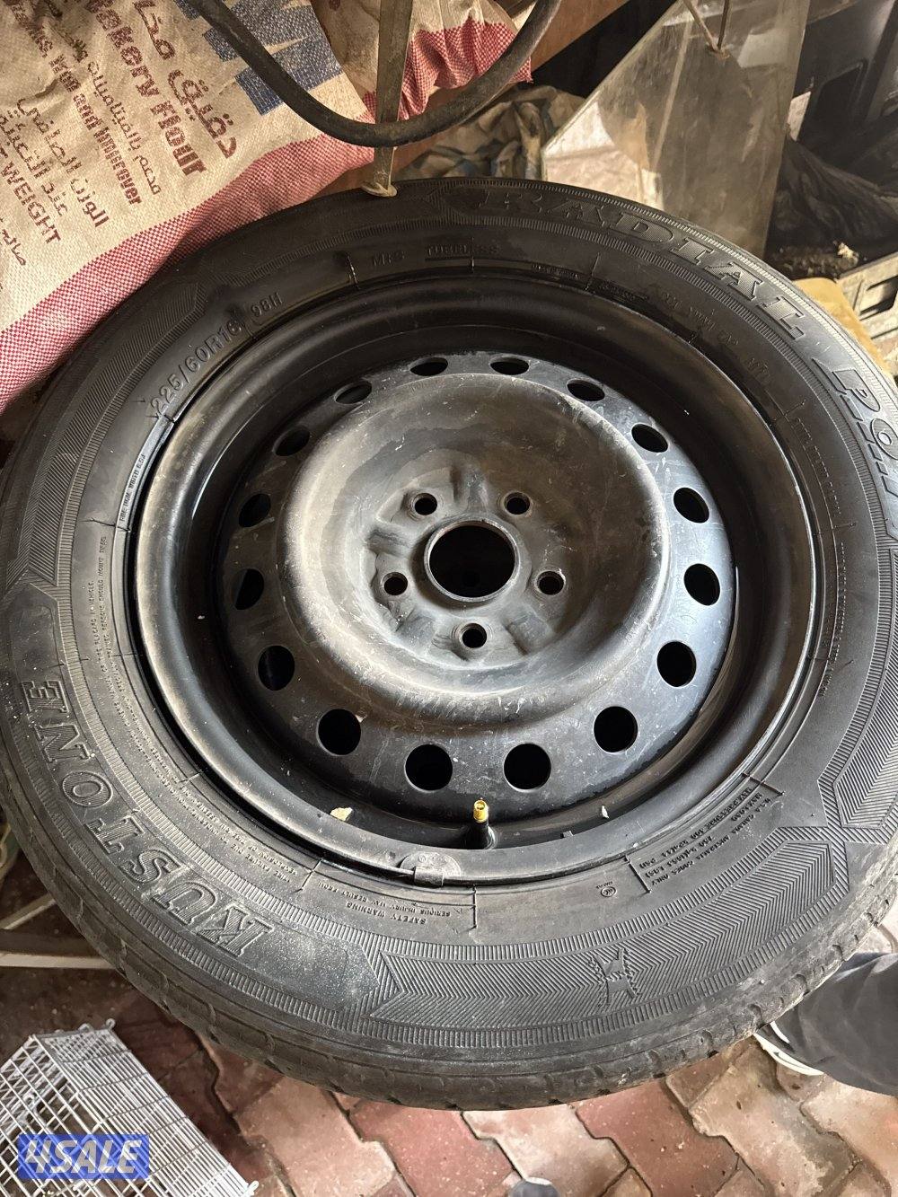 اربع رنقات حديد جديده مقاس16ويا طوسهم ومع دعامية جديد ماتركبت1