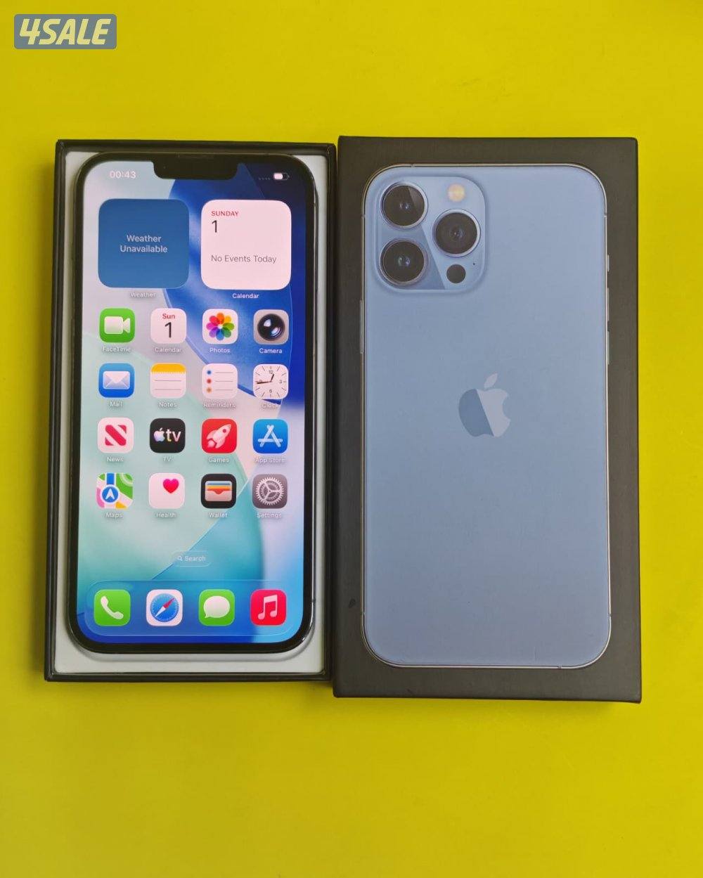 iPhone 13 Pro Max 128GB Blue – Battery 81% ايفون 13 برو ماكس أزرق1