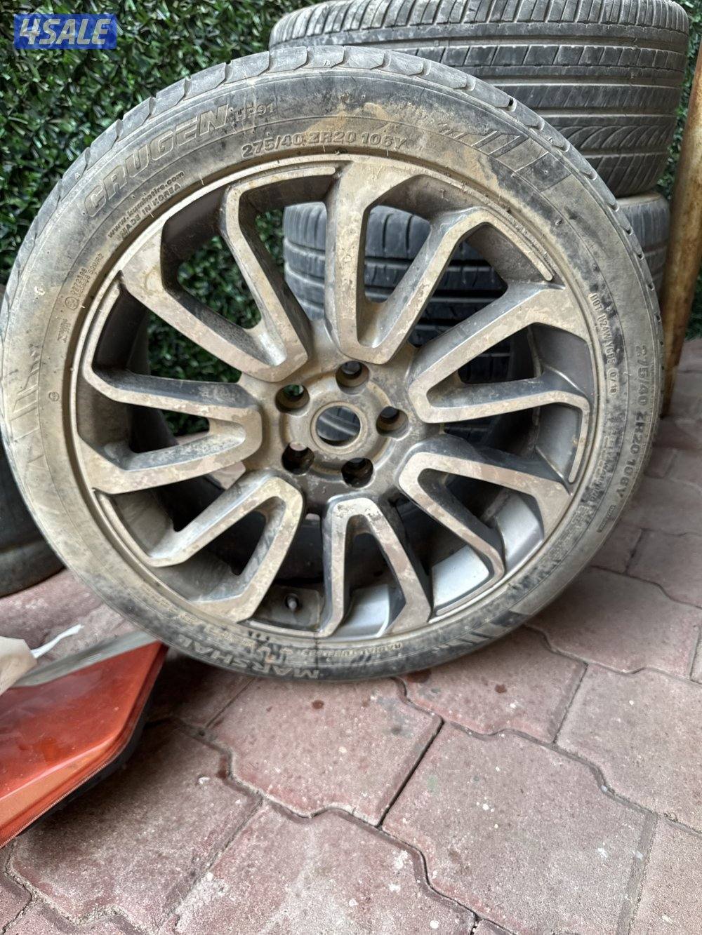 رنقات لاند روفر المقاس 20خمس مسامير يركب على رنج سبورت2