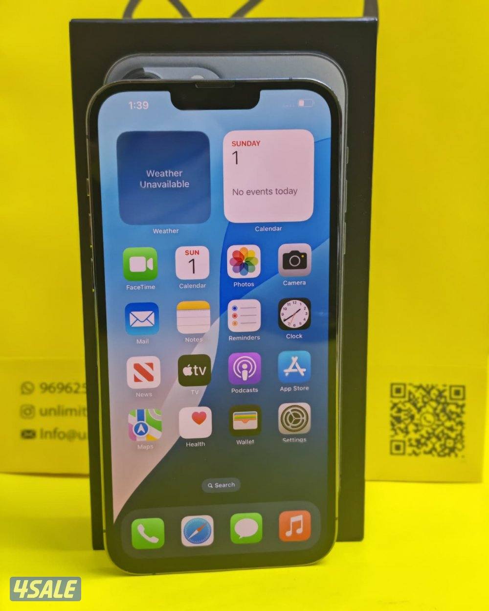 iPhone 13 Pro Max 128GB Gray – Battery 83% ايفون 13 برو ماكس رمادي4