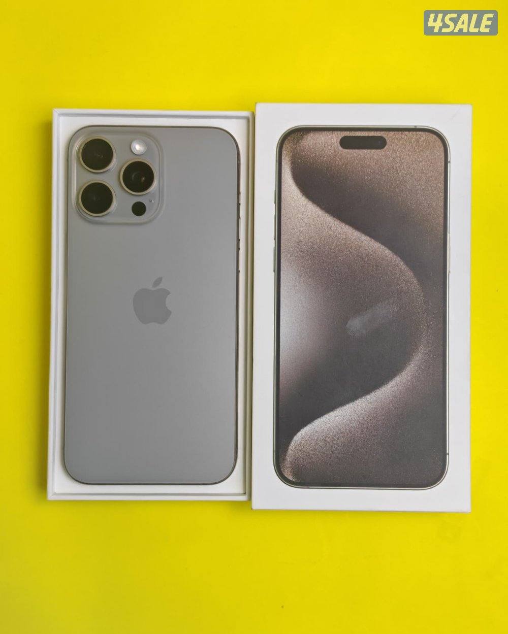 iPhone 15 Pro Max 256GB Natural Titanium – 86% ايفون 15 برو ماكس0