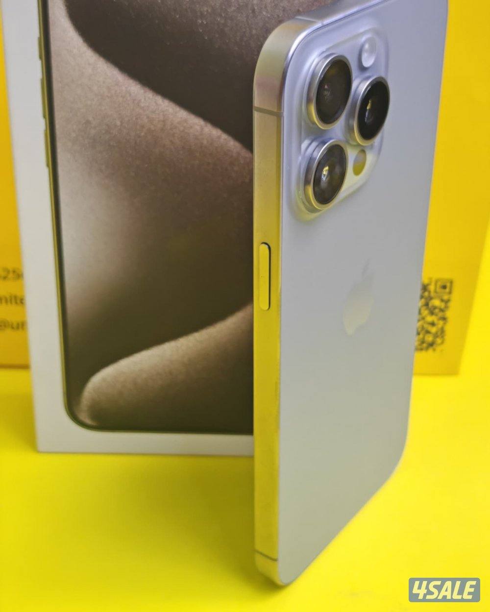 iPhone 15 Pro Max 256GB Natural Titanium – 86% ايفون 15 برو ماكس3