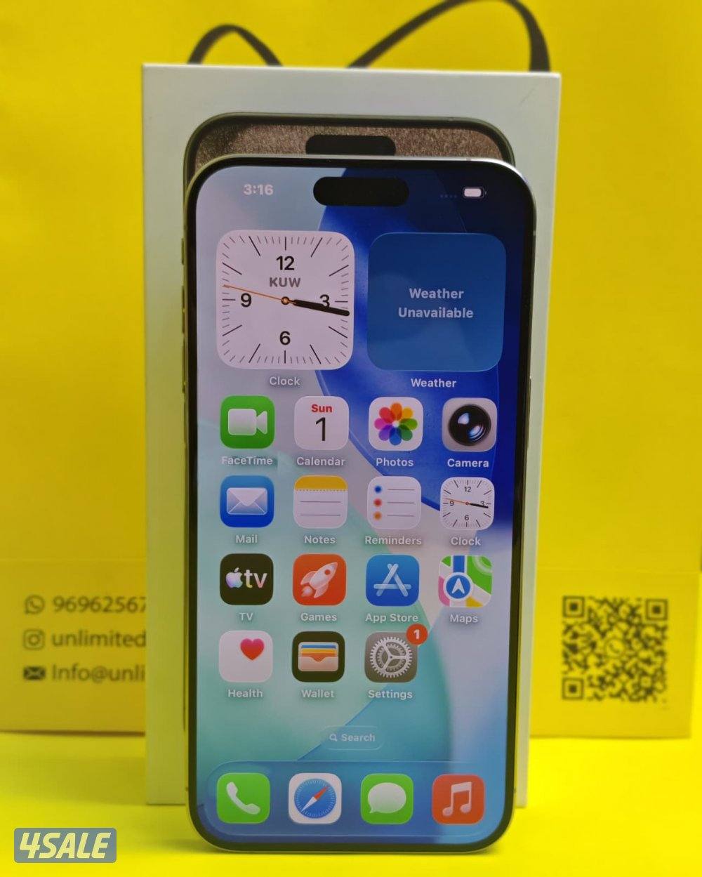 iPhone 15 Pro Max 256GB Natural Titanium – 86% ايفون 15 برو ماكس5